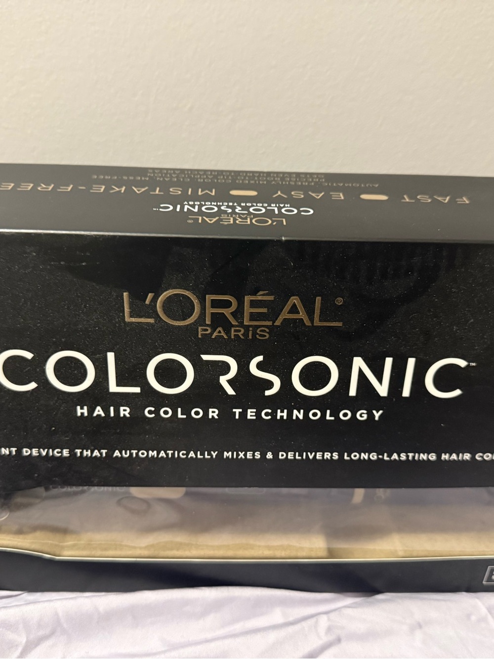 L'Oreal Colorsonic Hair Color Tool and 3M Darkest Brown Mahogany Color